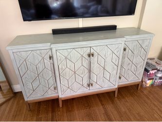 Green Storage Credenza