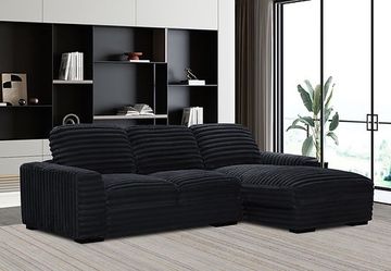 🛋️ Modern Plush Sectional Sofa – Family Size Comfort
