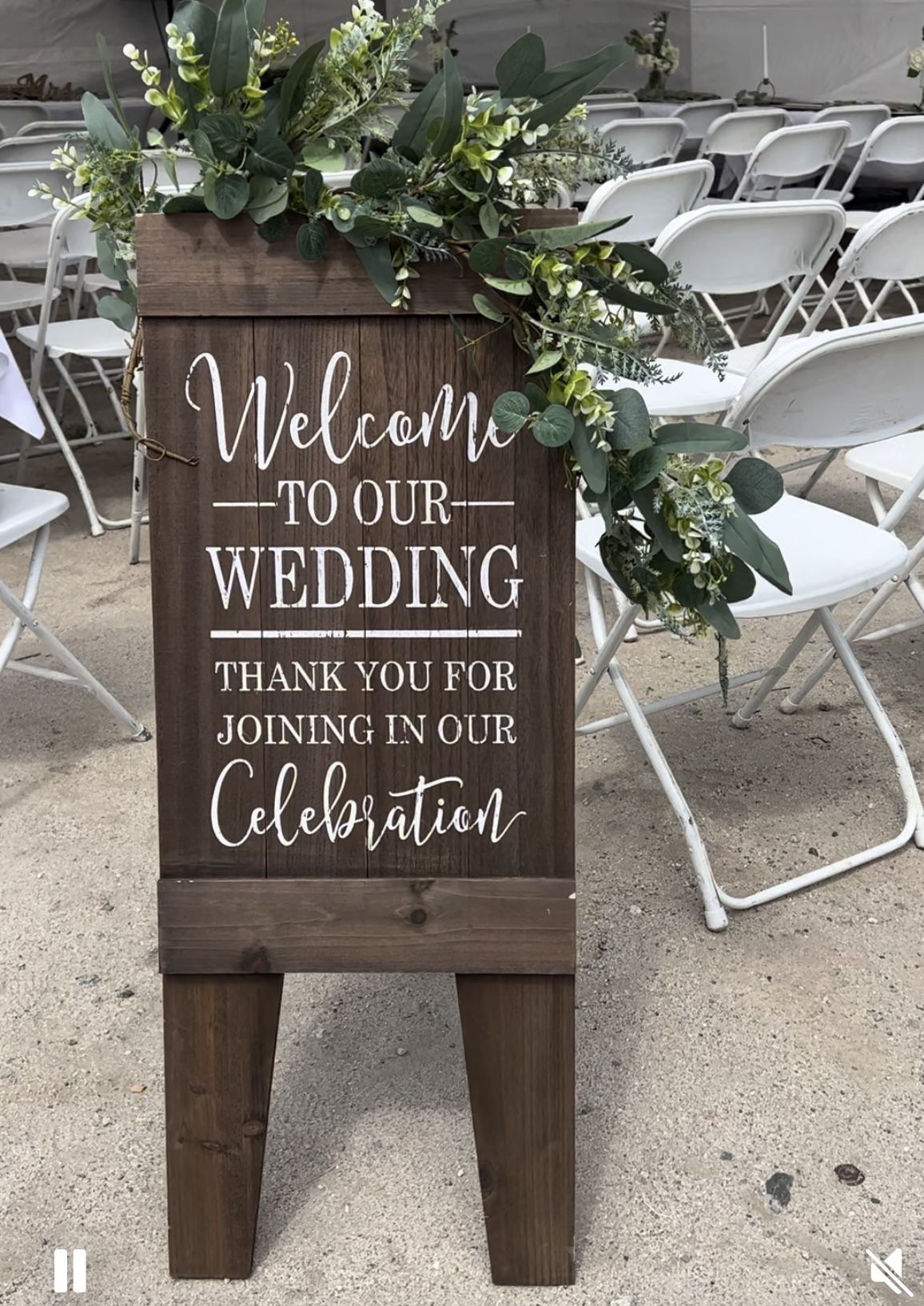 Wedding Welcome Sign
