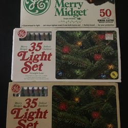 Used - 3 Sets Of Christmas Lights