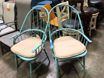 Skyblue Metal Chairs