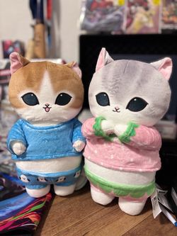 Mofusand Cat Plush Stuffed Animals Set of 2