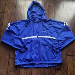 Vintage Adidas Windbreaker Blue