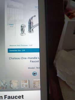 Moen #7437 Kitchen Faucet