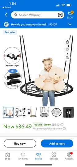 40” Web Tire Swing