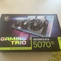 MSI RTX 5070 Ti - Gaming trio