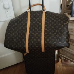 Both Items Duffle Bag And Suitcase 