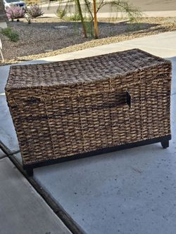 Farm House Wicker Trunk