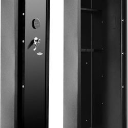 Greenvelly 5 Biometric Rifle Gun Safe, Quick Access Fingerprint Long Gun Safe for Home Gun Safe
