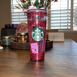 Snow Globe Starbucks Tumbler