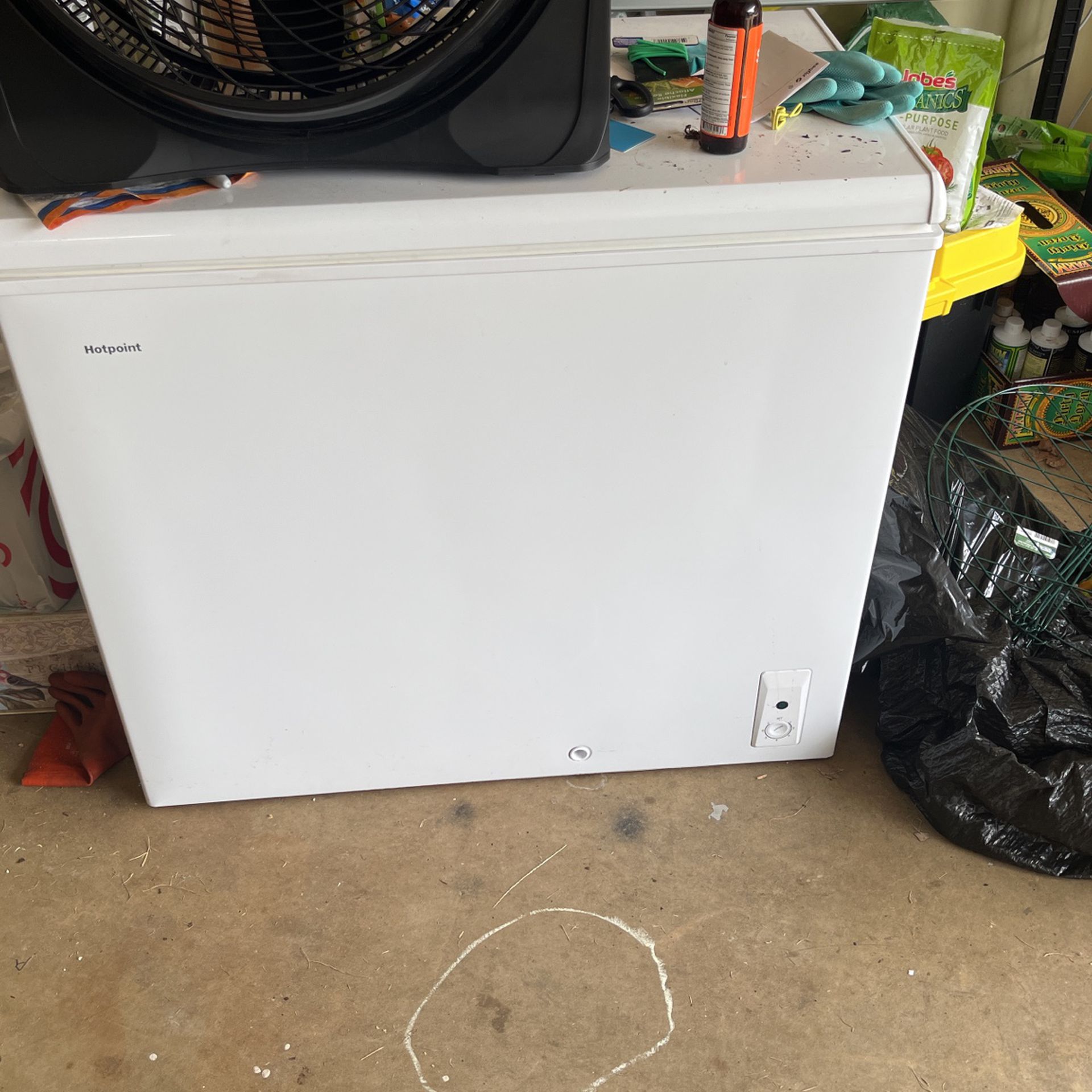 Hotpoint Deep Freezer - Pickup Only  (selling for parts, needs repair)