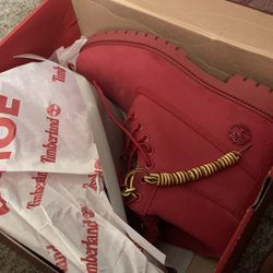 Red Timberland Boots