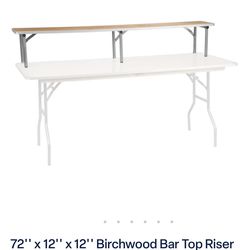 Bar Top Riser