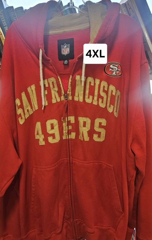 49ers Jacket Size 4xl