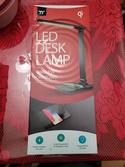 Led Desk Lamp With Wireless Charging 