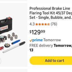 Brake Line Flaring Tool Kit