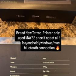 Bluetooth Tattoo Printer 