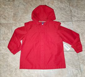 Old navy toddler red unisex jacket new