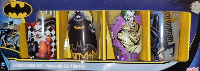 Batman Pint Glasses 4 Pack