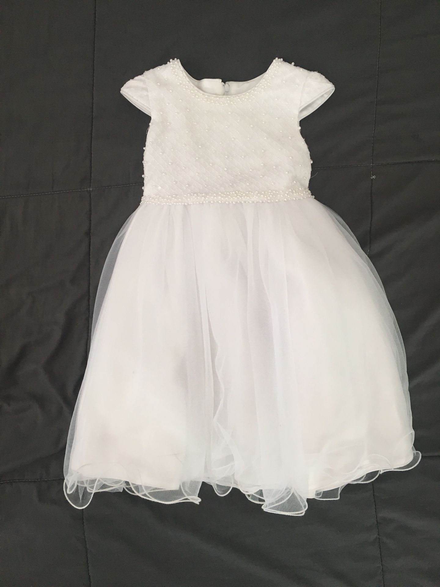 White Toddler Dress