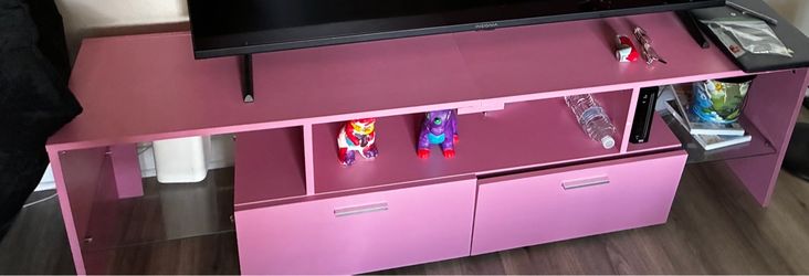 Pink Tv Stand