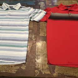 2 Nike Tiger Woods Men’s Golf Shirts Size Medium 