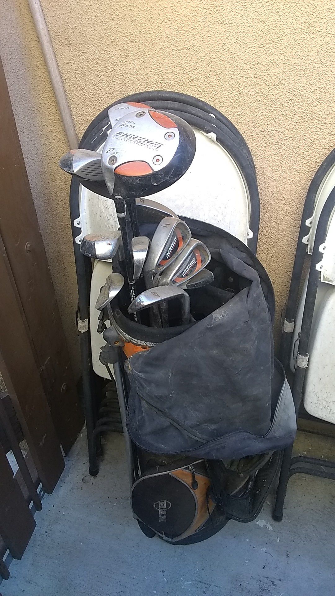 Ram golf clubs left handed sand wedge included