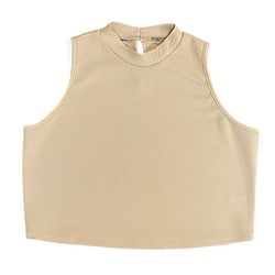 Ming Ming Beige Crop Top 