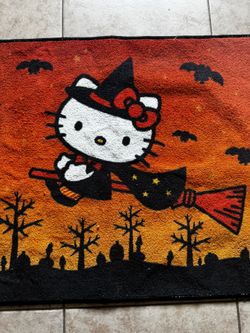 Hello Kitty Halloween Rug