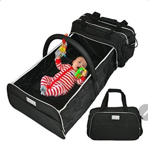 Bubbly Bambina Diaper Bag Backpack – Portable 3 in 1 Diaper Bag