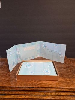 Pack of 12 Vintage Hallmark Tri-fold Photo Holder Cards