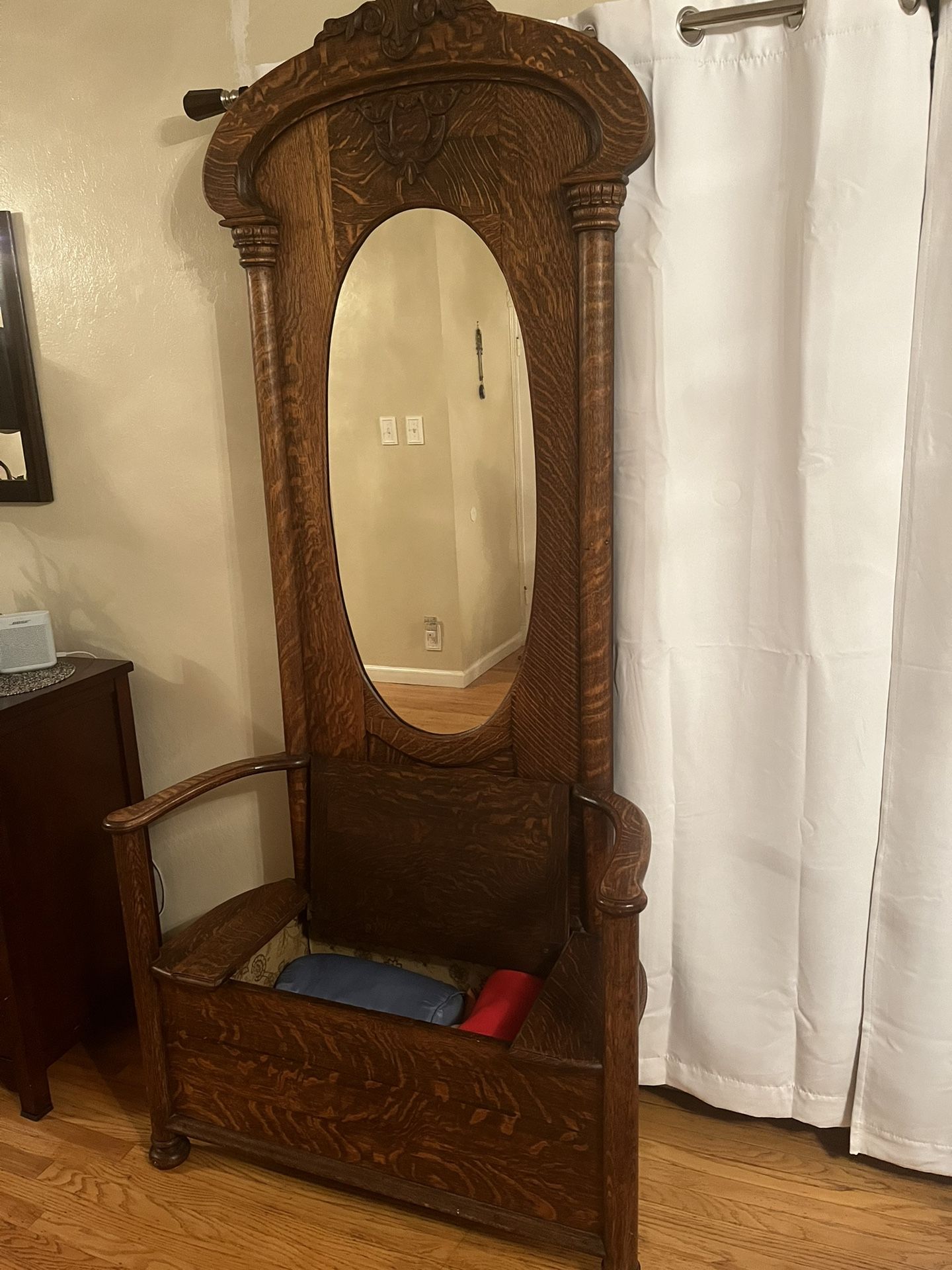 Antique Mirror/Storage 