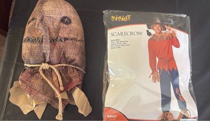 Spirit Halloween Scarecrow Adult Costume LG/XL