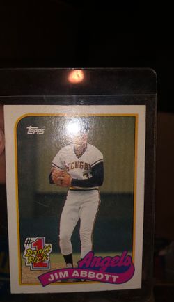 Jim Abbott Rookie Card