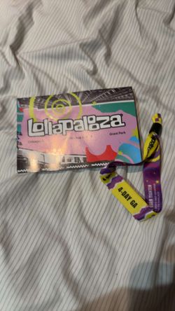 Lollapalooza 4 Day Ga Pass