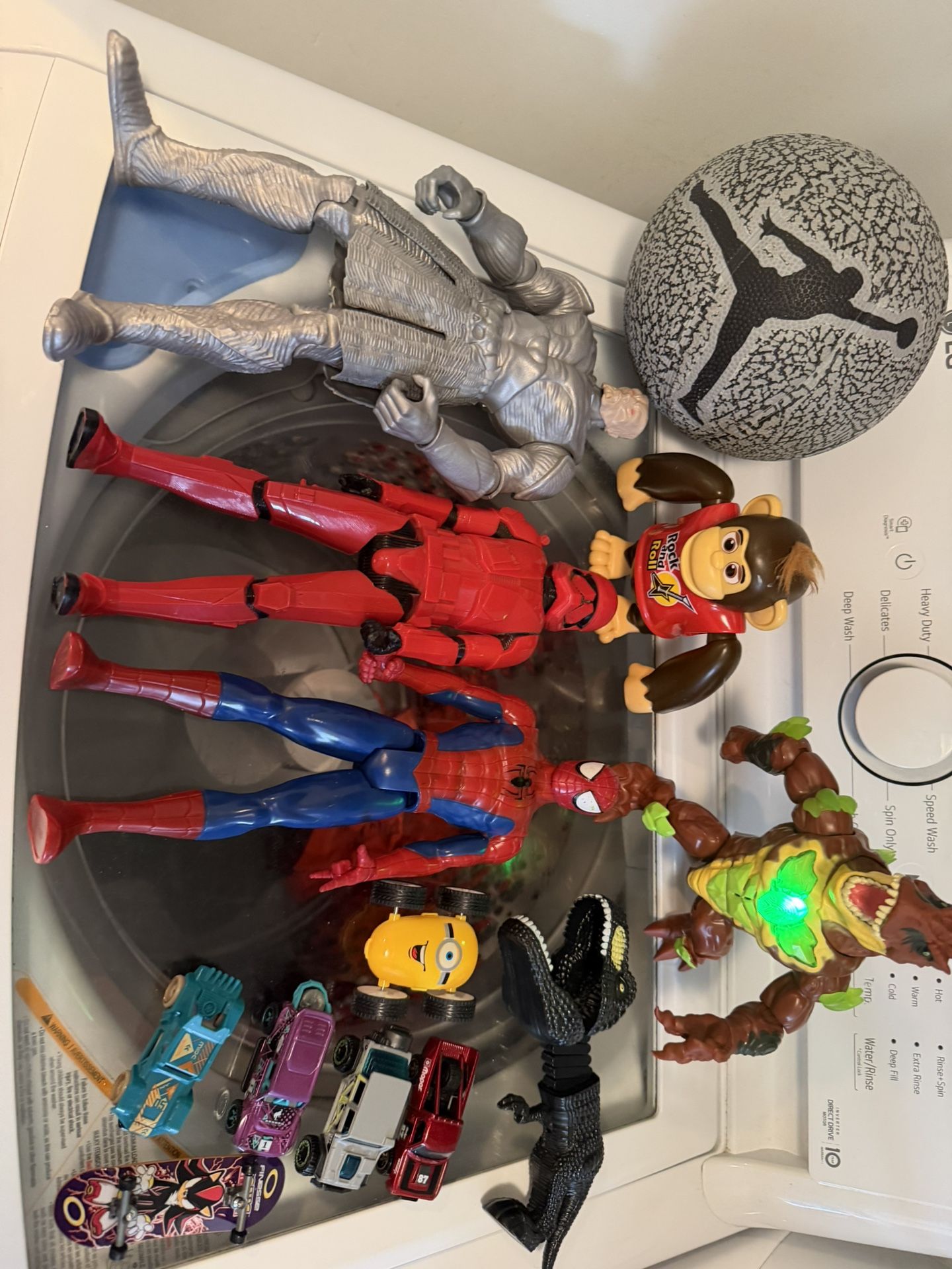 Bag Of Kids, Boys, Toys, Jordan, Basketball Hot Wheels Cars, Mini Skateboard B Slabs Dinosaur And Superhero Heroes Action Figure Figures