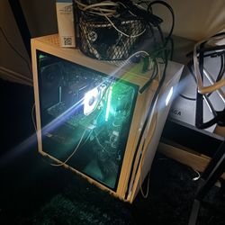 Gaming PC And Monitor Setup 