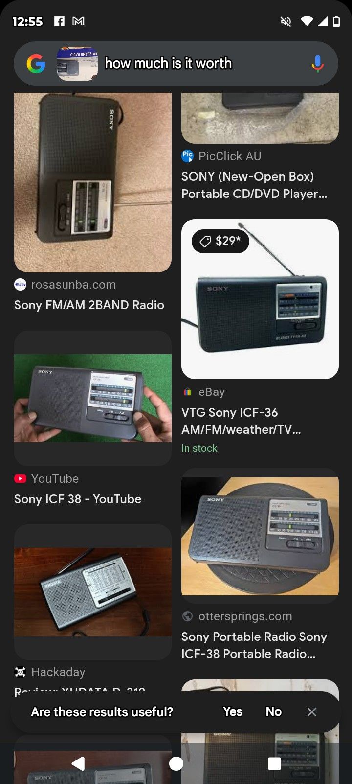 Radio They Go From 100 To 30 On eBay