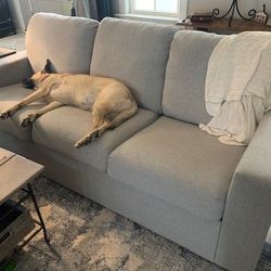 Beige Home Reserve 3 seat Sectional + Ottoman