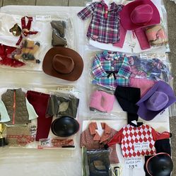 5 Our Generation Fit American Girl western & equestrian doll clothes