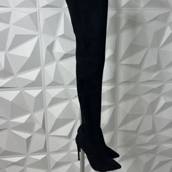 Micheal Kors Black Thigh High Boots $60