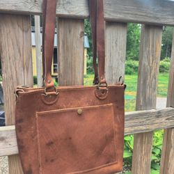 Leather Tote / Messenger Bag