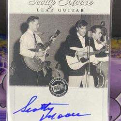 2006 Press Pass Elvis Lives Auto Scotty Moore Auto
