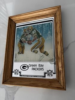 Green Bay Packers Vintage And Rare Stamford Art Mirror - Perfect Condition. 11 1/4” X 14 1/4”. 