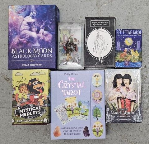 Tarot & Oracle Decks $10-$25 Each