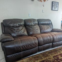 Leather Power Sofa