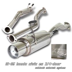 Honda Civic Option Racing Cat-Back Exhaust - 41-20110