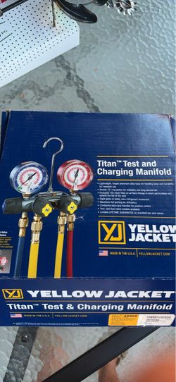Yellow Jacket Titan Test & Charging Manifold