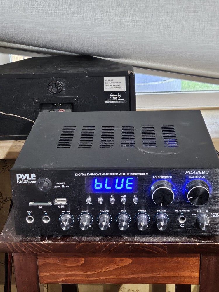 Klipsch Speakers With Pyle Receiver Nice Grear Price