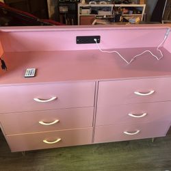 Pink Dresser